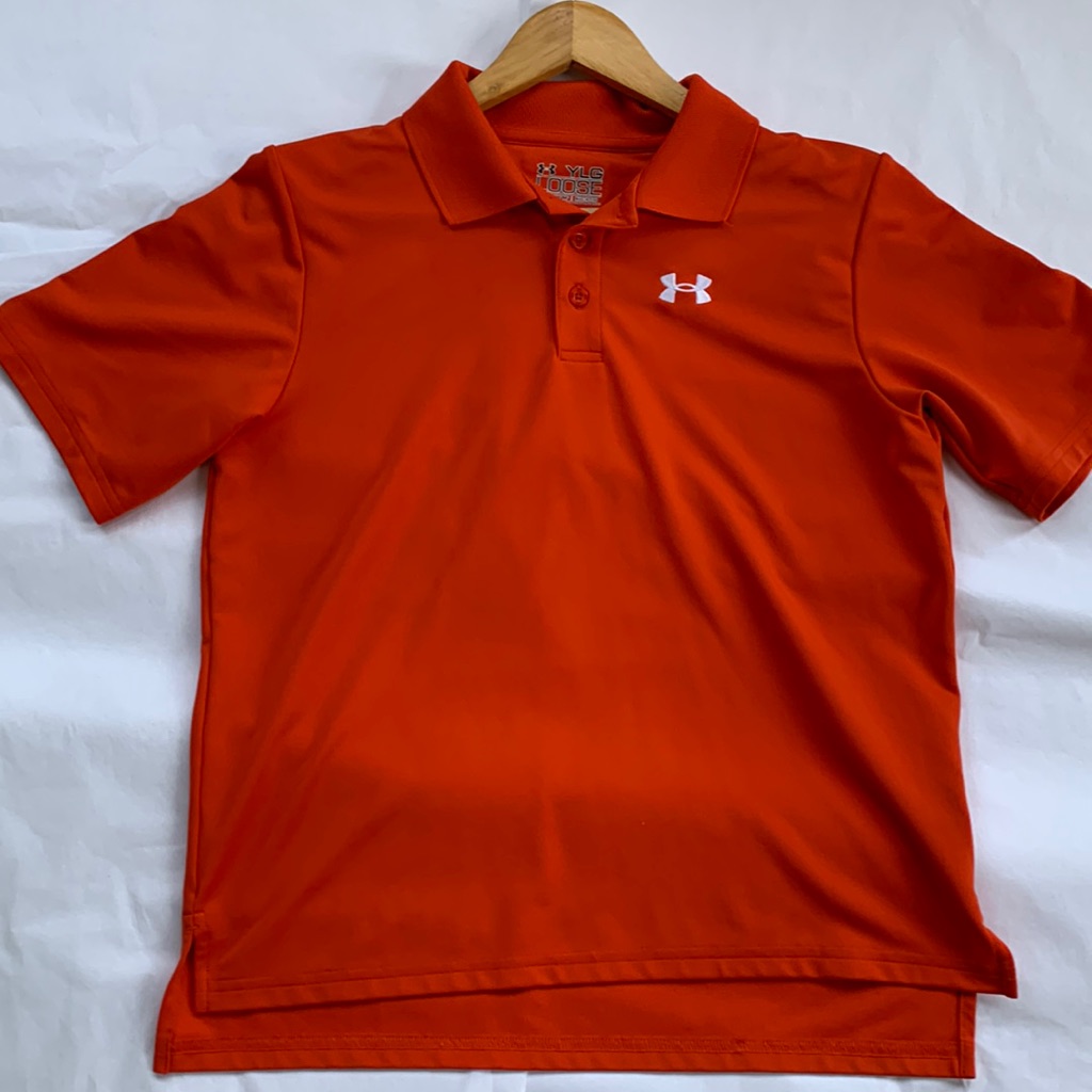 Under Armour Heatgear Boys Loose Golf Polo Shirt Ylg